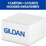 Gildan Unisex Adult Fleece Zip Hoodie Sweatshirt G18600
